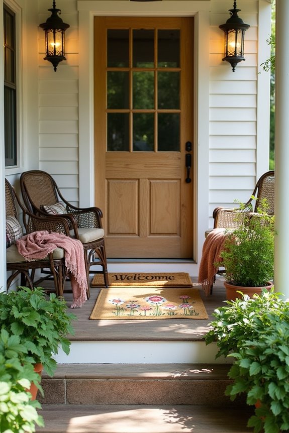 rustic home entry decor