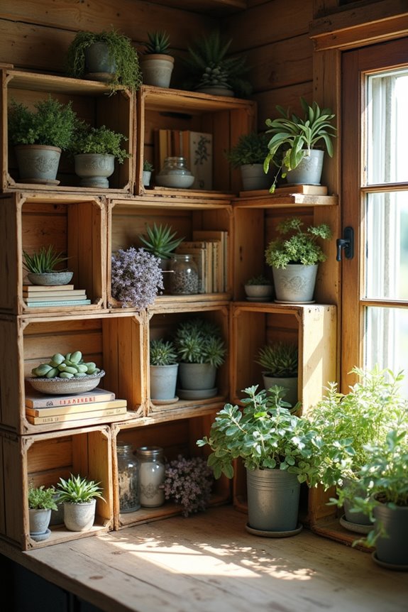 rustic storage solution option