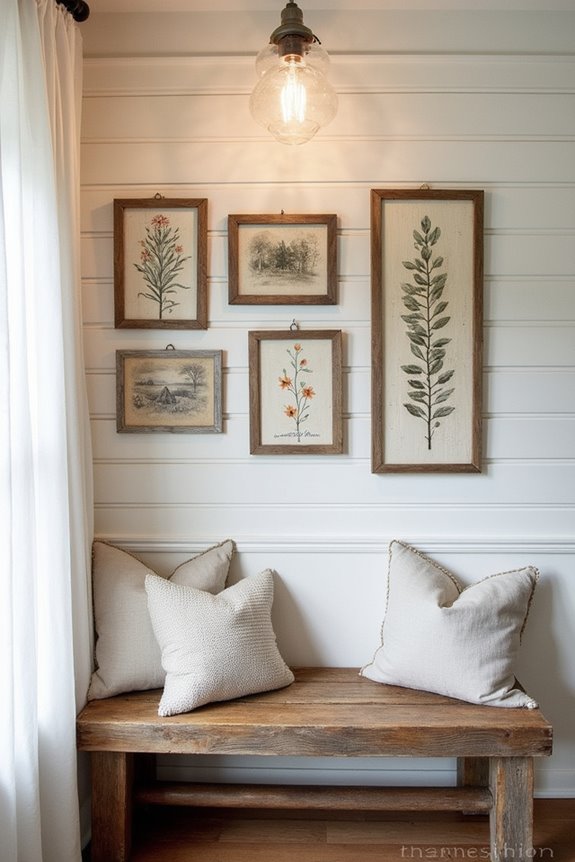 shiplap accent wall design