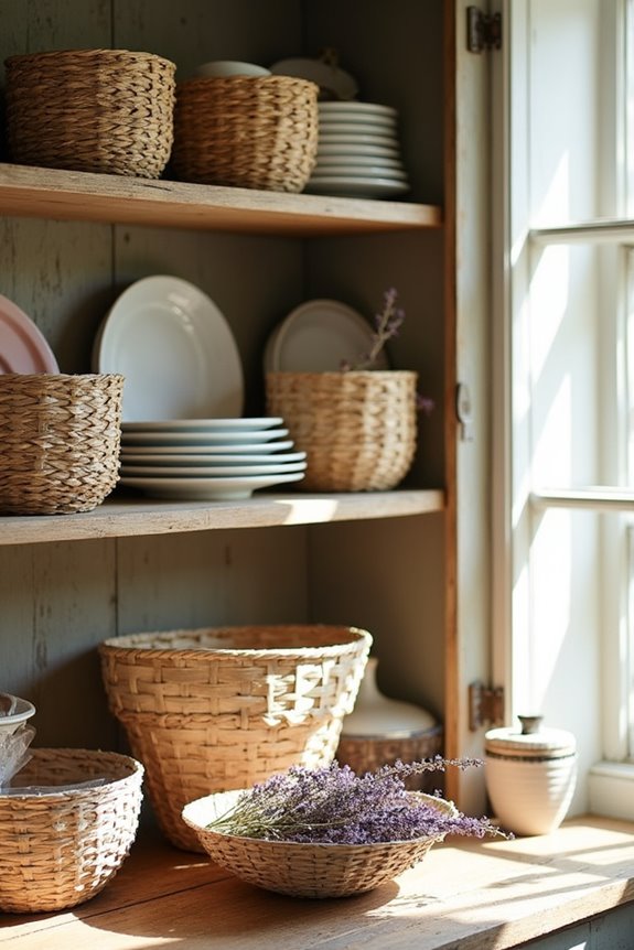 storage solutions with baskets