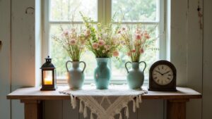 stunning farmhouse console table decor