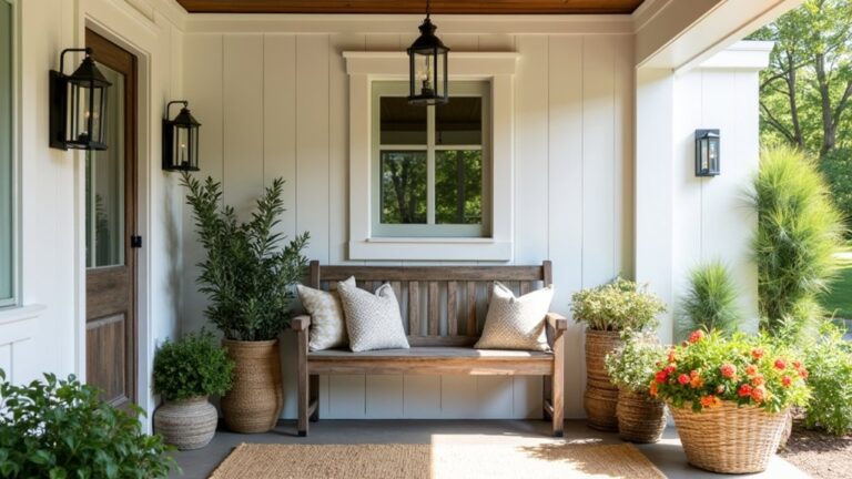 stylish farmhouse porch decor