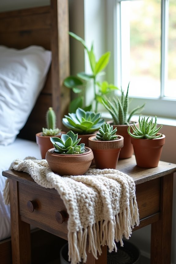 succulents add vibrant greenery