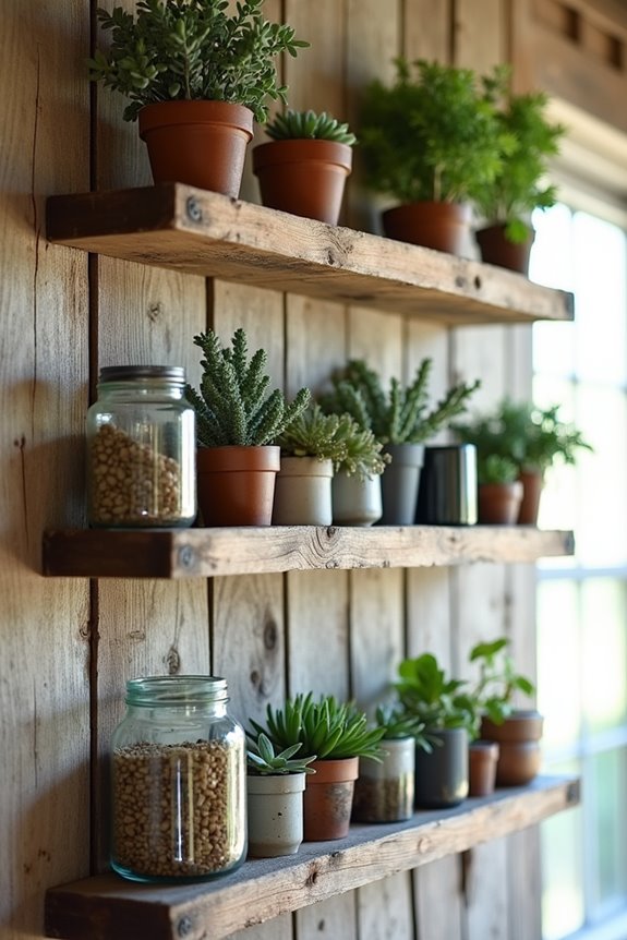 sustainable rustic storage solutions