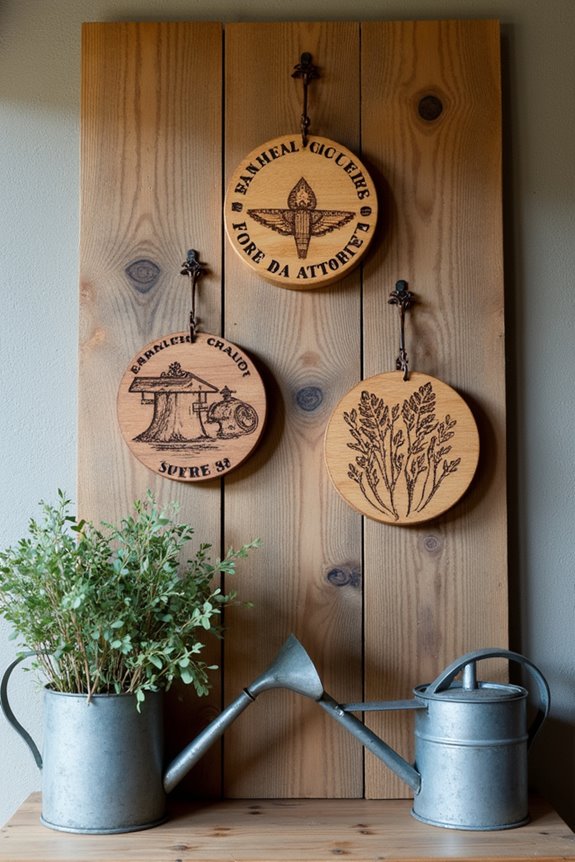 sustainable rustic wood creations