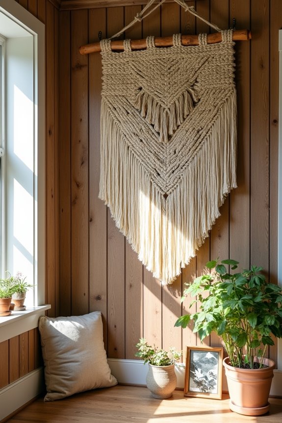 textile art decor pieces