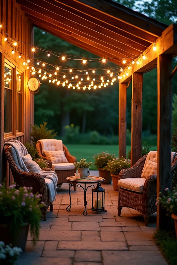 twinkling decorative outdoor illumination
