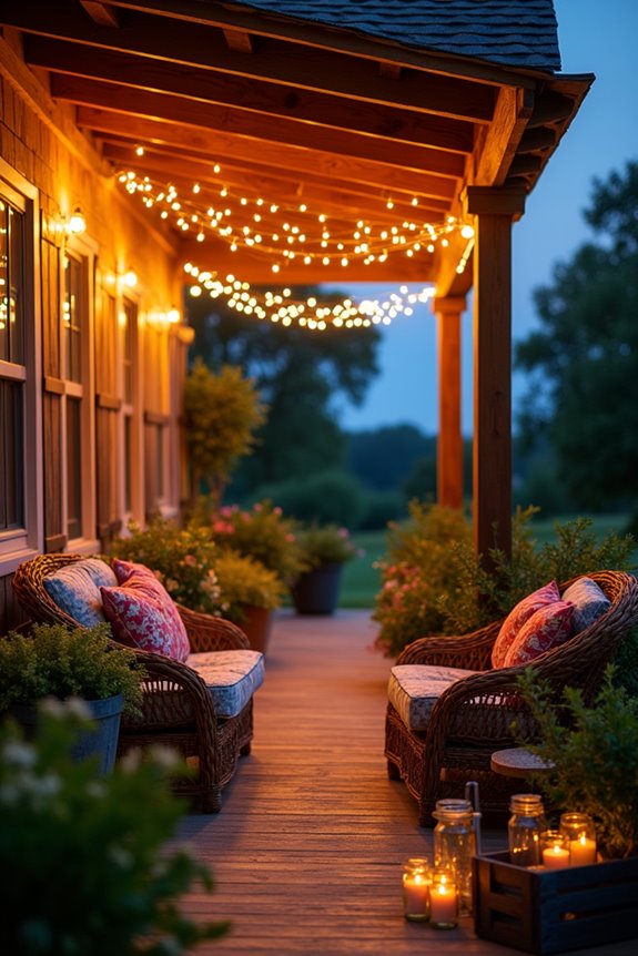 twinkling outdoor decorative lights