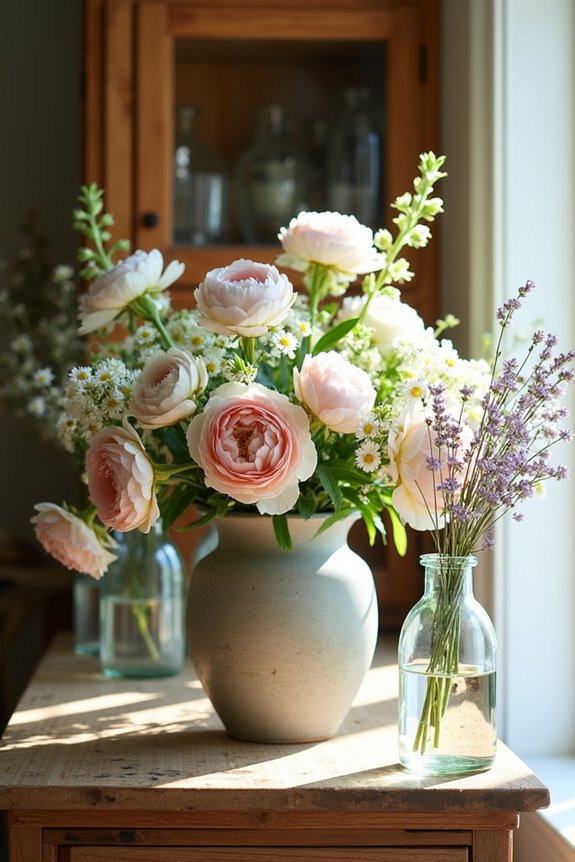 vibrant colorful flower displays