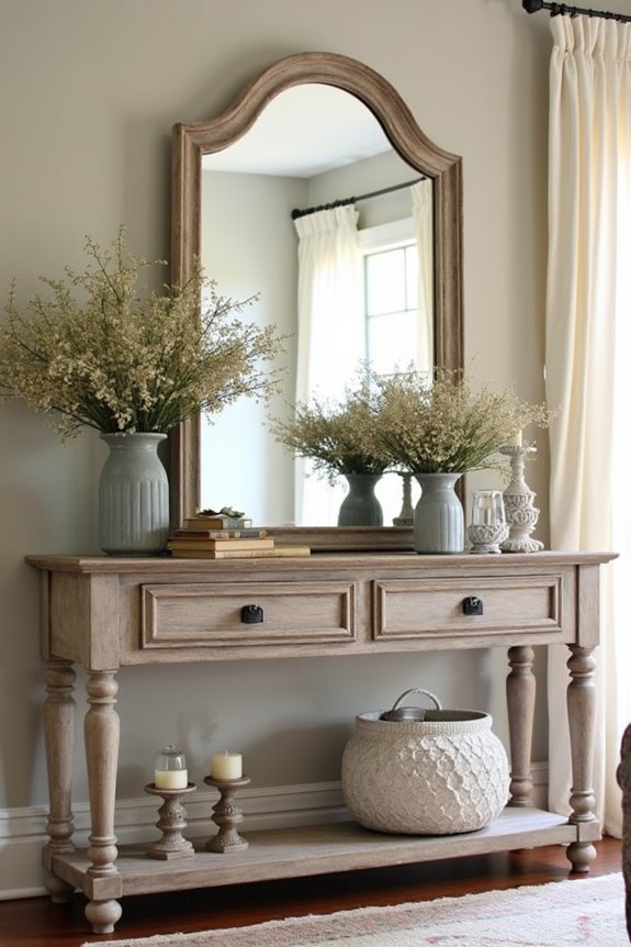 vintage decorative reflective glass