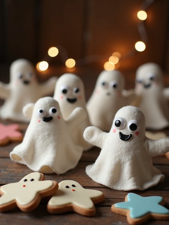 adorable sweet ghost cookies