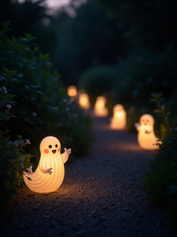animated ghost pathway lights