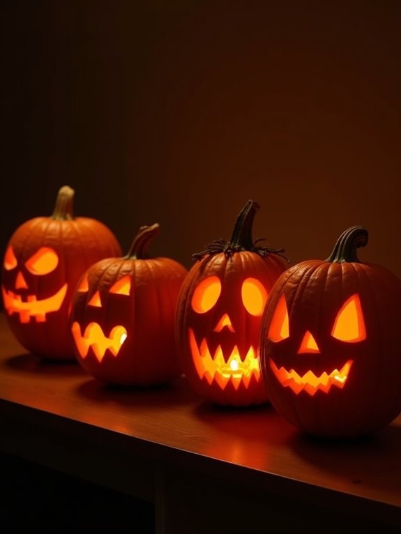 artistic pumpkin portrait carving