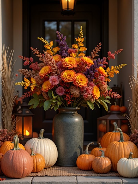 autumn flower bouquets celebration