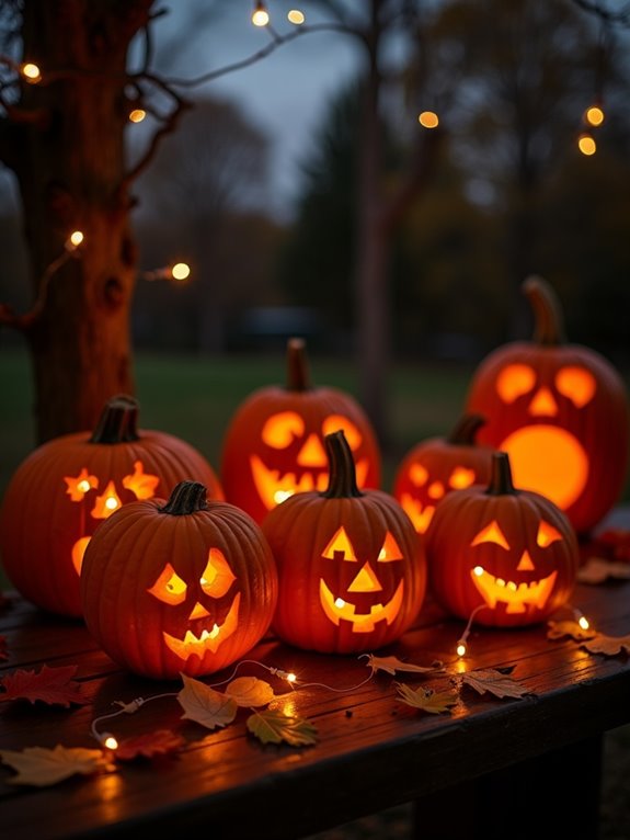 autumn pumpkin display ideas