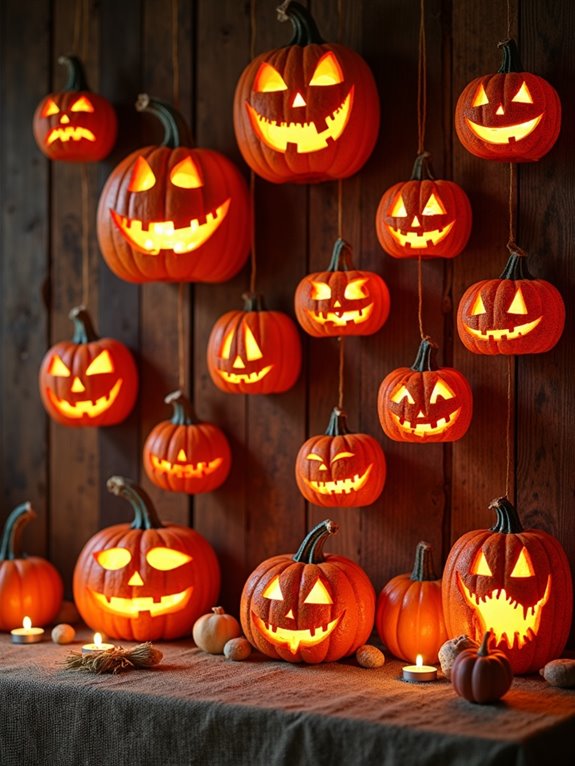 autumn pumpkin patch art