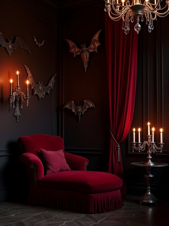 bat silhouettes create enchantment