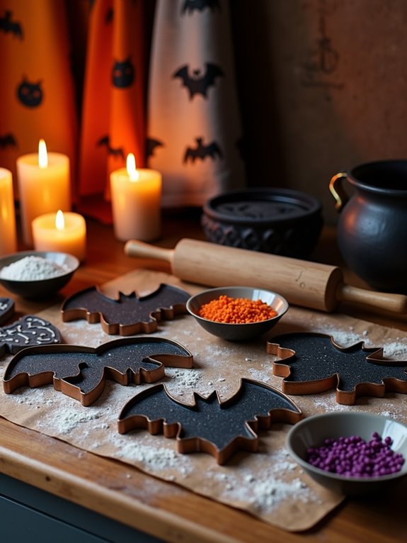 bat themed baking fun