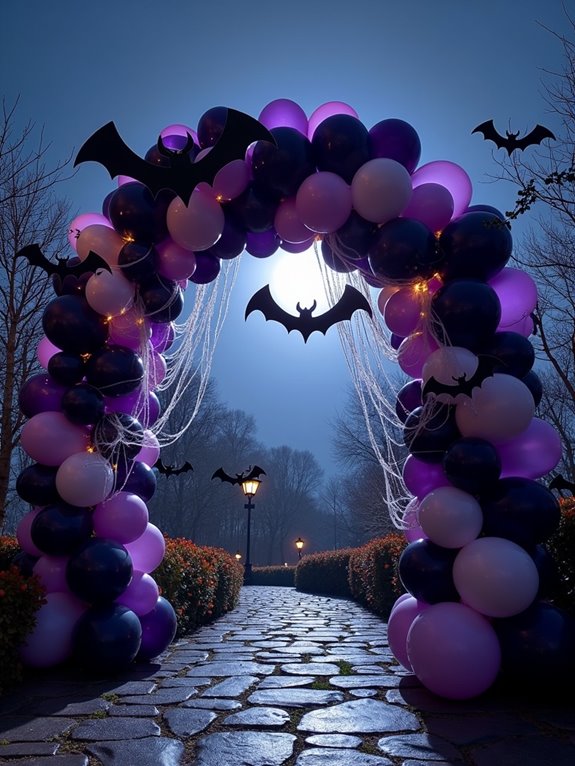 bewitched halloween balloon arch