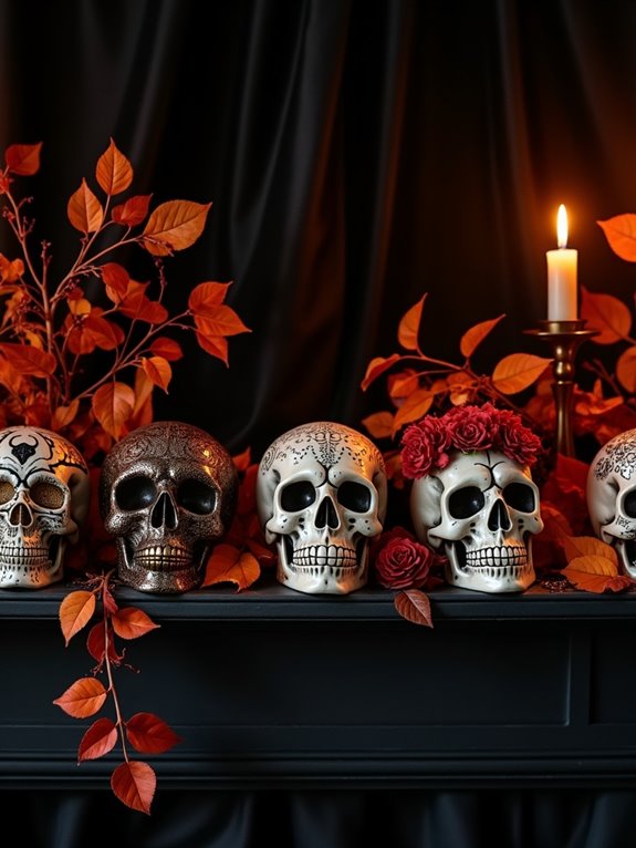 bold eclectic skull decor