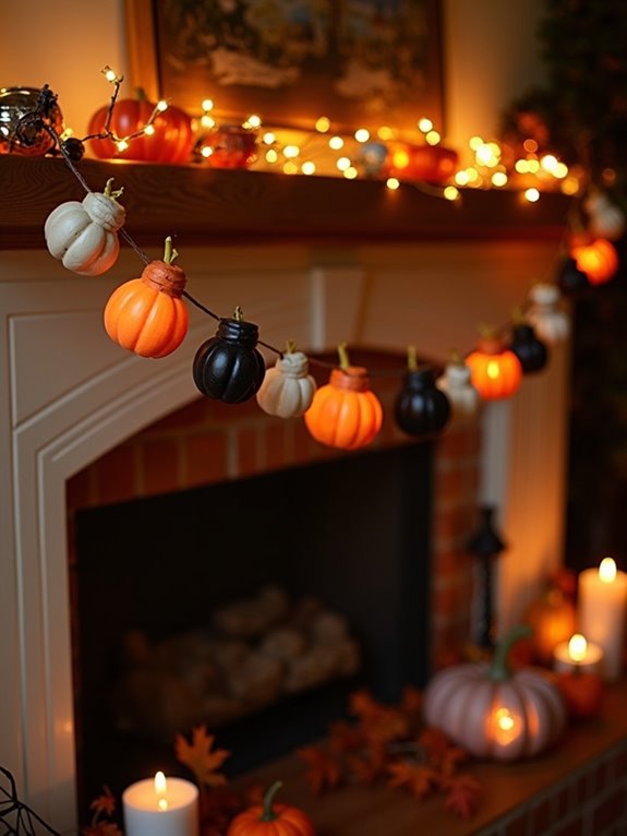 boo tiful pumpkin garland decor