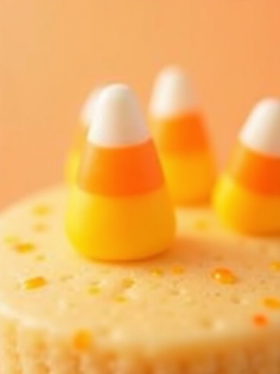 candy corn dessert decorations