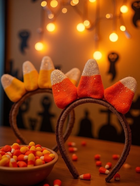 candy corn headband fun