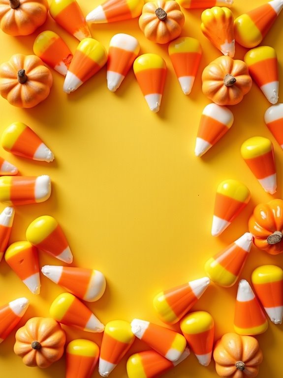 candy corn wall art