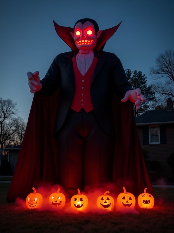 captivating inflatable vampire decoration