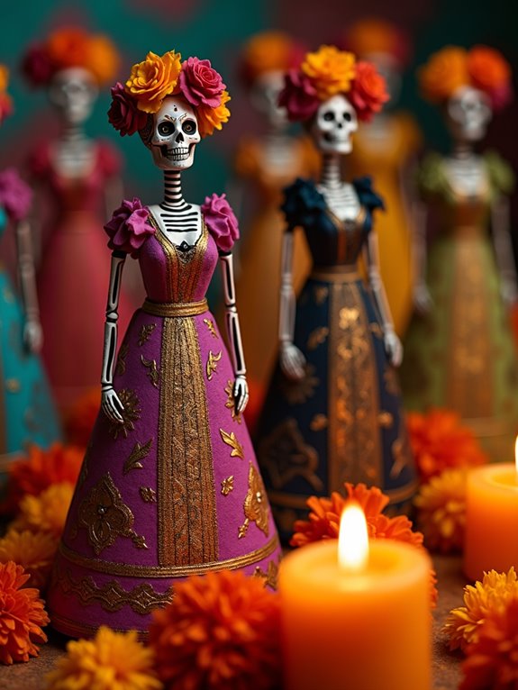 catrina figurines celebrate life