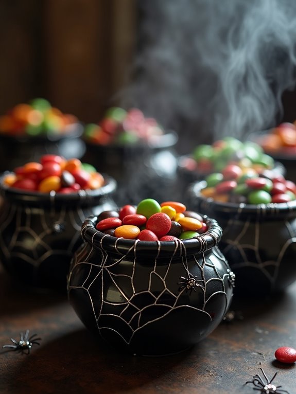 cauldron candy holder decoration