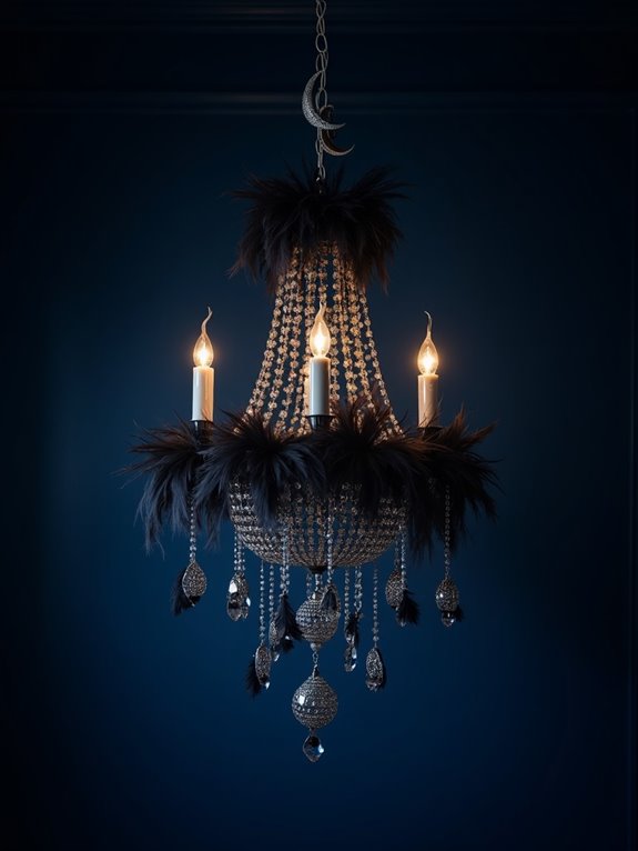 celestial halloween chandelier designs