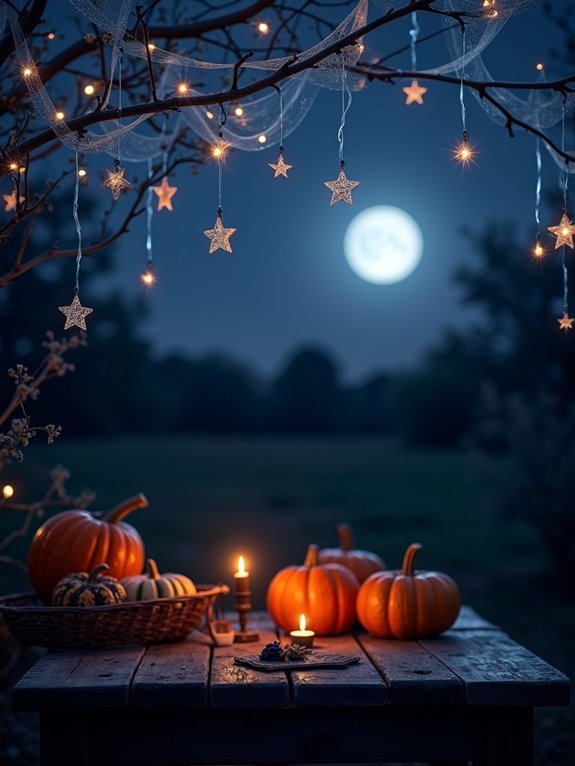 celestial halloween party decor