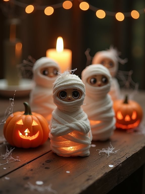 charming halloween mummy decorations
