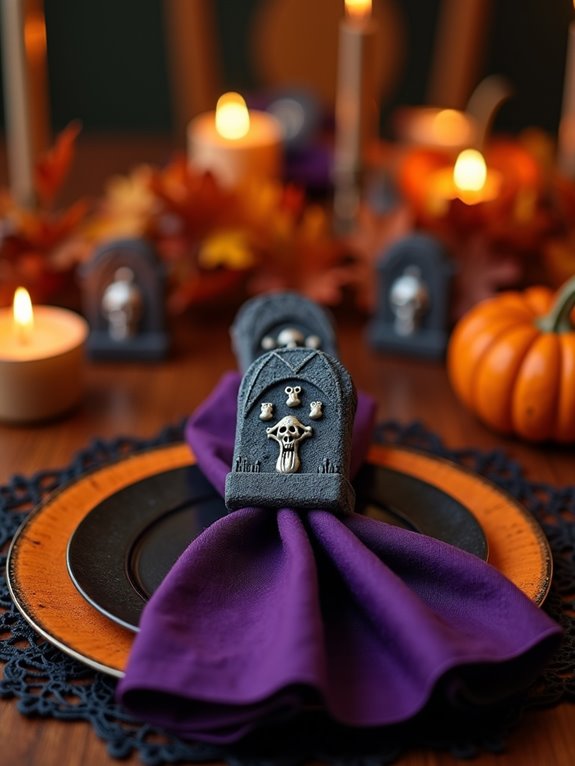 charming halloween table decor
