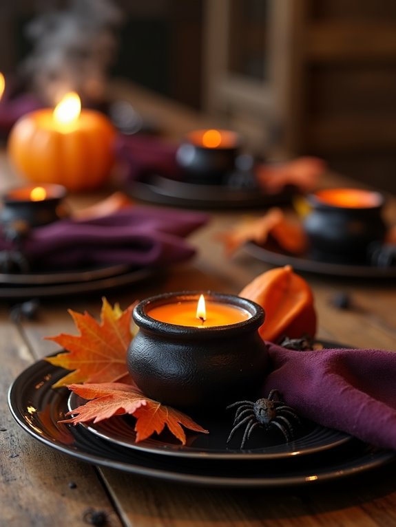 charming halloween table decor