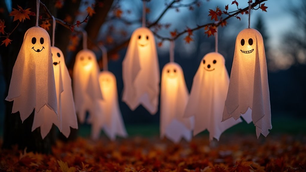 charming homemade ghost lanterns