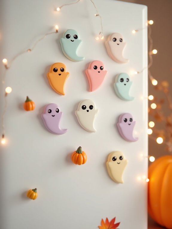 charming kawaii ghost magnets