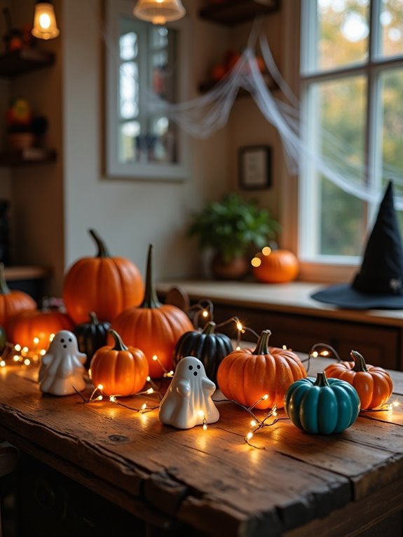 charming pumpkin decorations await