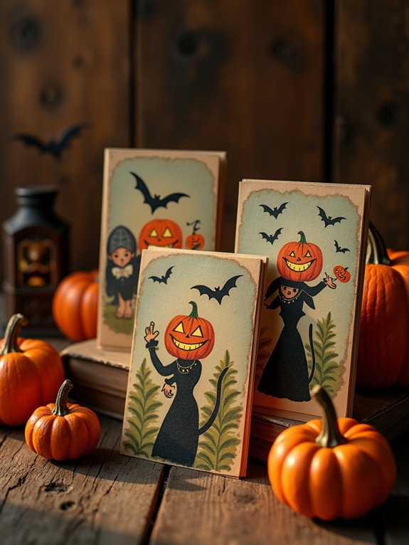 charming vintage halloween cards