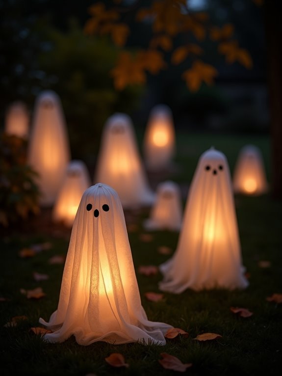 cheesecloth ghost lantern craft