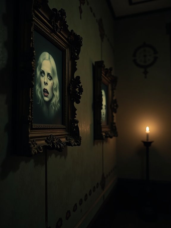 chilling gaze in shadows