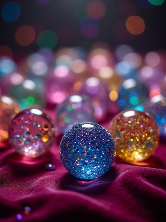 colorful beaded crystal decor