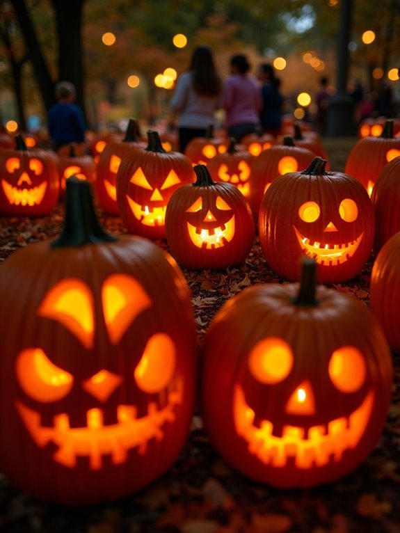 community pumpkin carving collaboration