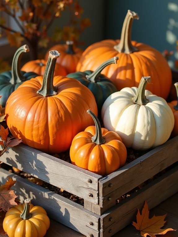 cozy autumn porch arrangement