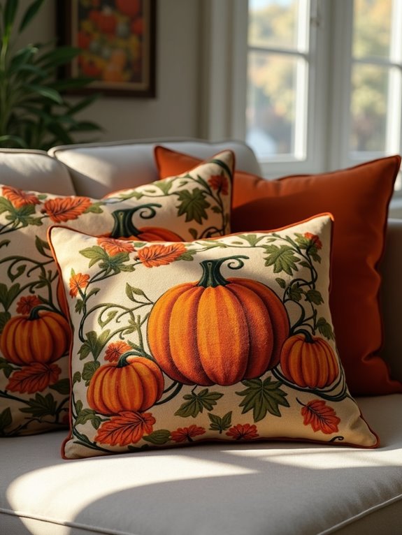 cozy autumn pumpkin d cor