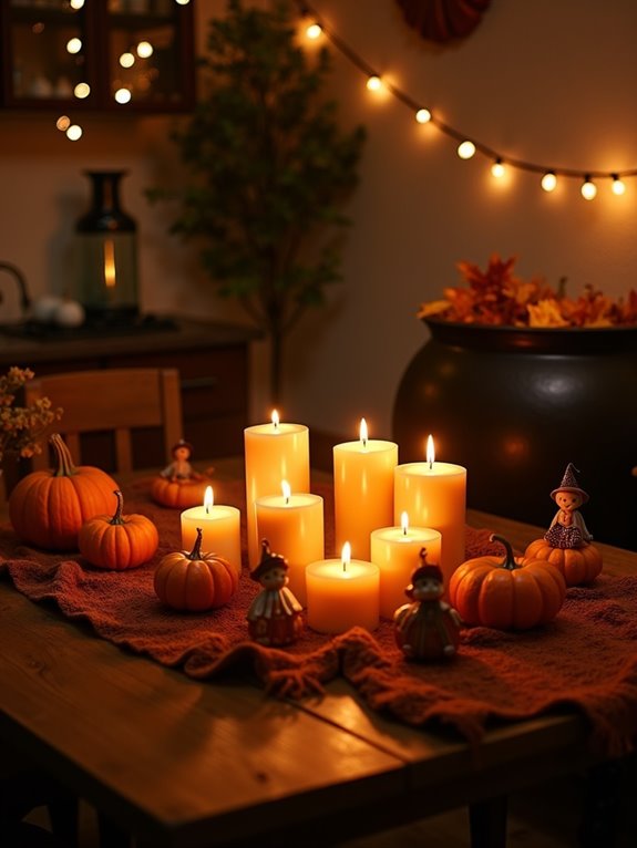 cozy pumpkin spice ambiance