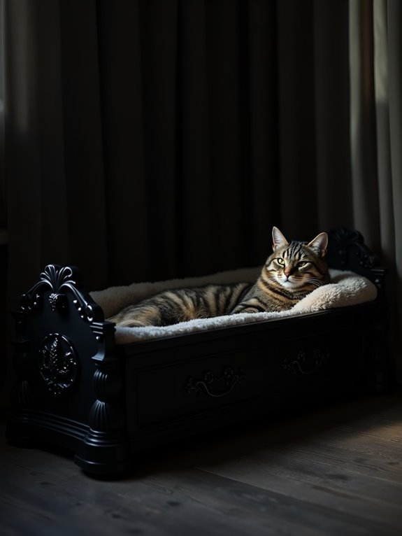 cozy spooky cat retreat