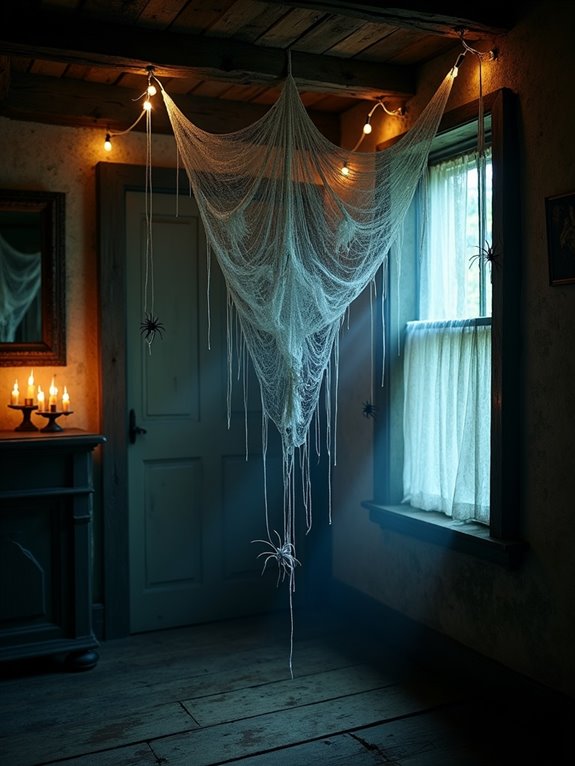creepy cobweb lighting inspiration