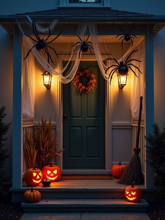 creepy cobwebs lurking spiders
